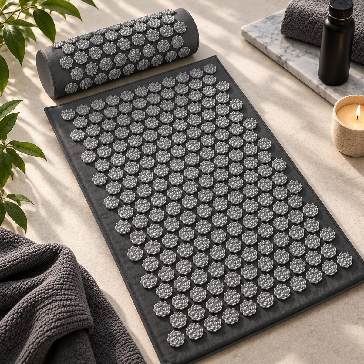 KORE Acupressure Mat — Full Body Spike Mat for Muscle & Back Relief