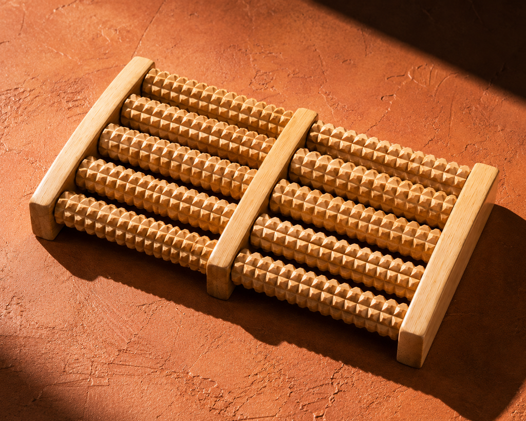 Wooden Foot Massage Roller